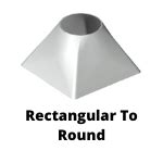 sheet metal transition kit|rectangular to round transition calculator.